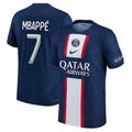 Kylian Mbappé Paris Saint-Germain 2022/23 Home Men's Authentic Jersey- Blue