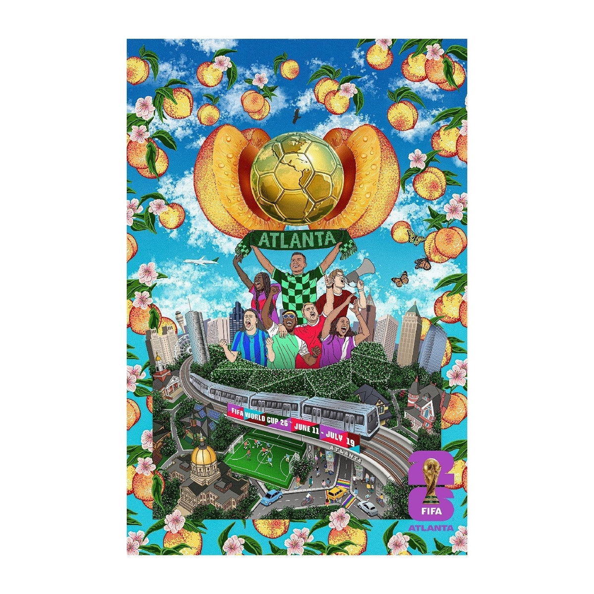 FIFA World Cup 2026™ Atlanta Host City Poster