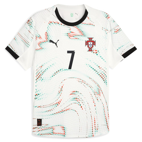 Cristiano Ronaldo Portugal National Team 2025 Away Jersey - White